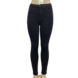 Madewell Women's Black Jeans with Front Zipper and Buton Sz 26